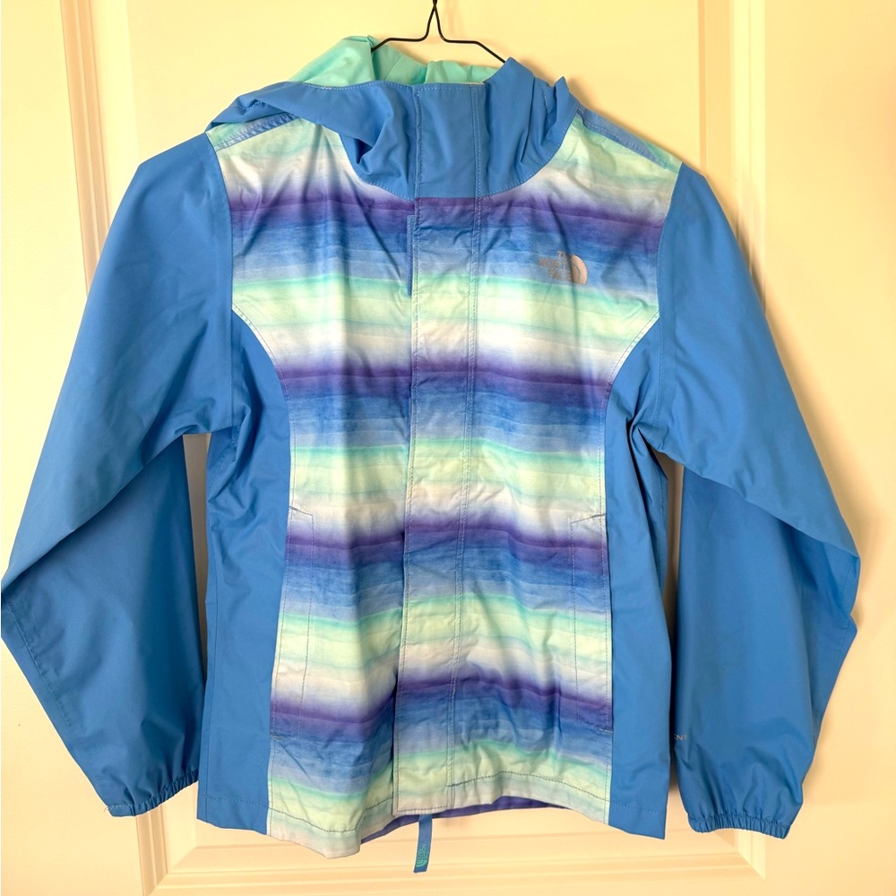 EUC North Face Dryvent Girls Small (7/8) waterproof jacket with hood